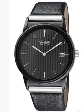Citizen Men's Eco-Drive Axiom Striped Black Watch AU1035-08E Discontinued Model